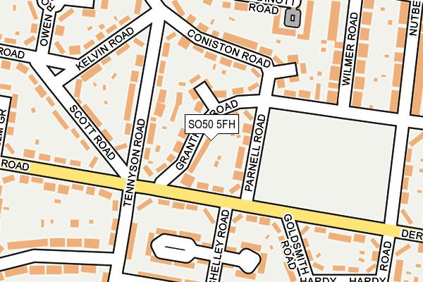 SO50 5FH map - OS OpenMap – Local (Ordnance Survey)