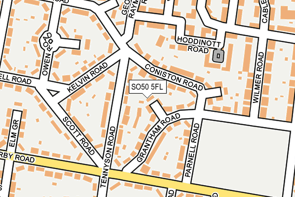SO50 5FL map - OS OpenMap – Local (Ordnance Survey)