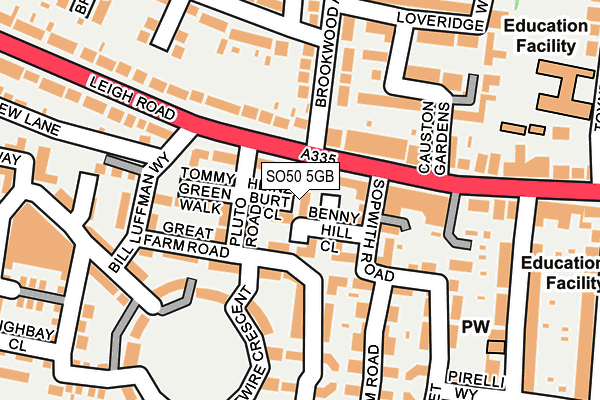 SO50 5GB map - OS OpenMap – Local (Ordnance Survey)
