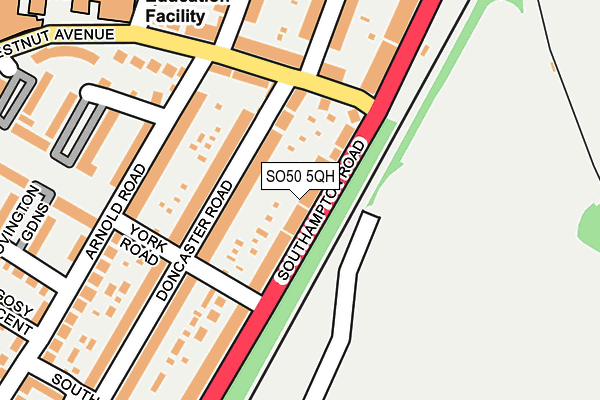 SO50 5QH map - OS OpenMap – Local (Ordnance Survey)
