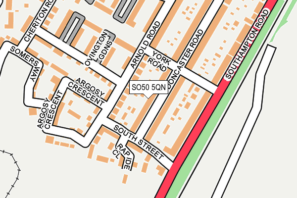SO50 5QN map - OS OpenMap – Local (Ordnance Survey)
