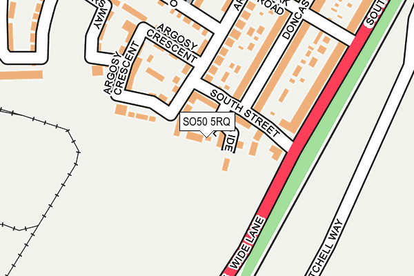 SO50 5RQ map - OS OpenMap – Local (Ordnance Survey)