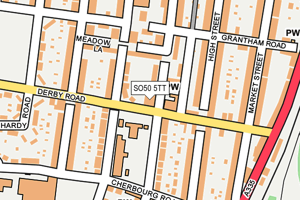 SO50 5TT map - OS OpenMap – Local (Ordnance Survey)