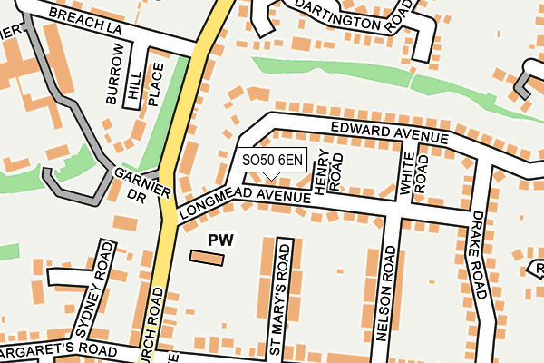 SO50 6EN map - OS OpenMap – Local (Ordnance Survey)
