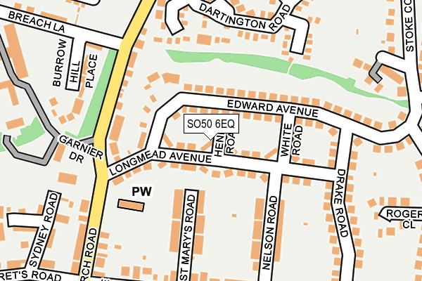 SO50 6EQ map - OS OpenMap – Local (Ordnance Survey)