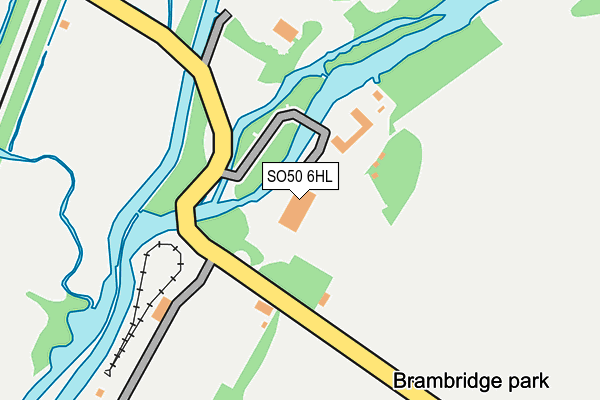 SO50 6HL map - OS OpenMap – Local (Ordnance Survey)