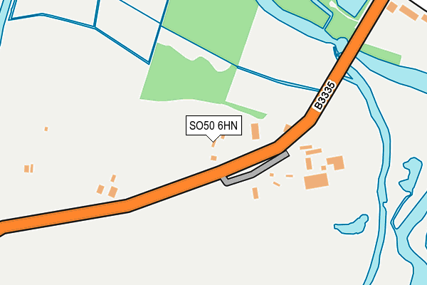 SO50 6HN map - OS OpenMap – Local (Ordnance Survey)