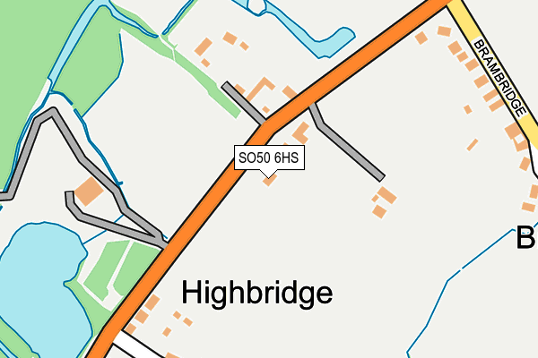 Map of HIGHBRIDGE PROPERTY INVESTMENTS LIMITED at local scale