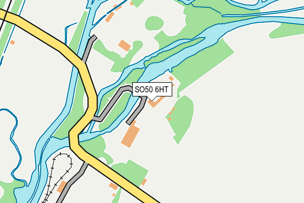 SO50 6HT map - OS OpenMap – Local (Ordnance Survey)