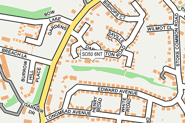SO50 6NT map - OS OpenMap – Local (Ordnance Survey)