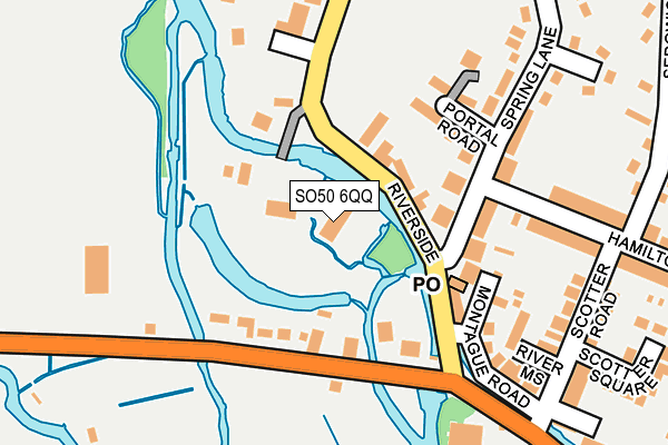 SO50 6QQ map - OS OpenMap – Local (Ordnance Survey)
