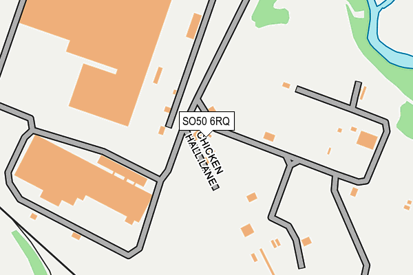 SO50 6RQ map - OS OpenMap – Local (Ordnance Survey)
