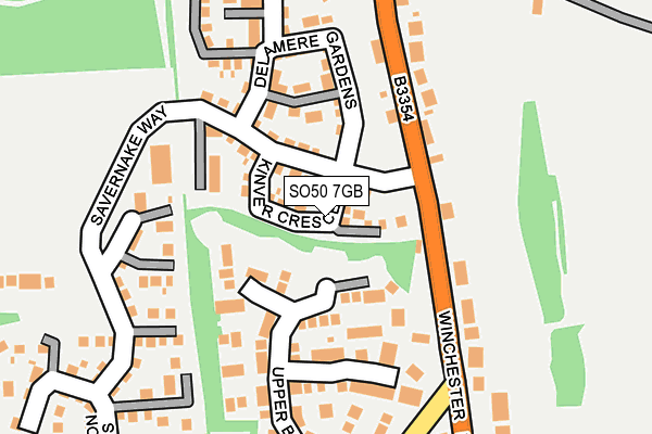 SO50 7GB map - OS OpenMap – Local (Ordnance Survey)