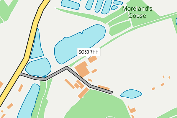 SO50 7HH map - OS OpenMap – Local (Ordnance Survey)