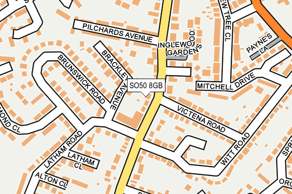 SO50 8GB map - OS OpenMap – Local (Ordnance Survey)