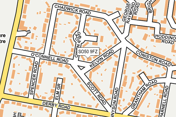 SO50 9FZ map - OS OpenMap – Local (Ordnance Survey)
