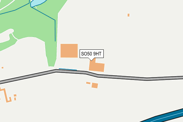 SO50 9HT map - OS OpenMap – Local (Ordnance Survey)