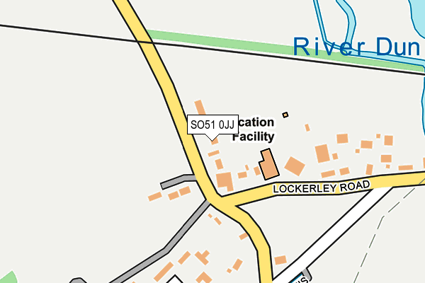 SO51 0JJ map - OS OpenMap – Local (Ordnance Survey)