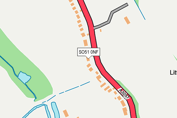 SO51 0NF map - OS OpenMap – Local (Ordnance Survey)