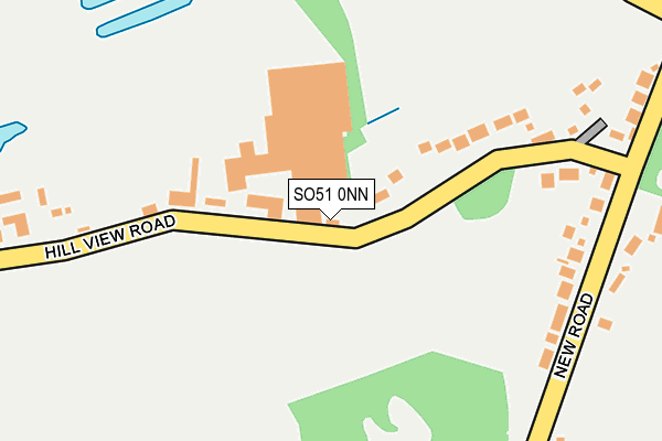 SO51 0NN map - OS OpenMap – Local (Ordnance Survey)