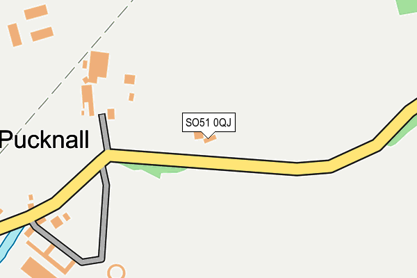 SO51 0QJ map - OS OpenMap – Local (Ordnance Survey)