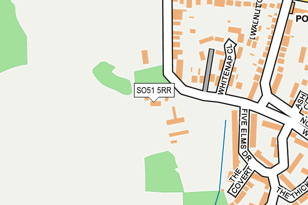 SO51 5RR map - OS OpenMap – Local (Ordnance Survey)