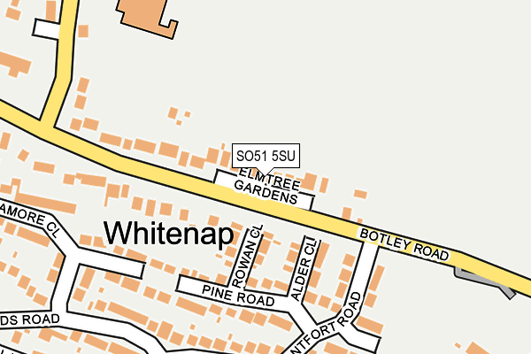 SO51 5SU map - OS OpenMap – Local (Ordnance Survey)