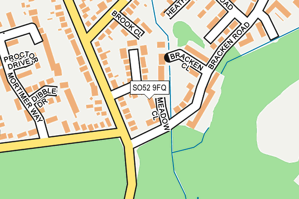 SO52 9FQ map - OS OpenMap – Local (Ordnance Survey)