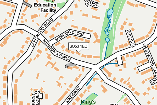 SO53 1EQ map - OS OpenMap – Local (Ordnance Survey)