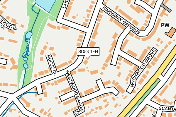 SO53 1FH map - OS OpenMap – Local (Ordnance Survey)