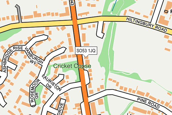 SO53 1JQ map - OS OpenMap – Local (Ordnance Survey)