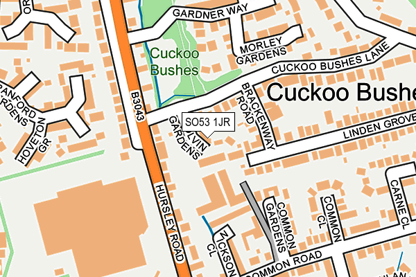 SO53 1JR map - OS OpenMap – Local (Ordnance Survey)