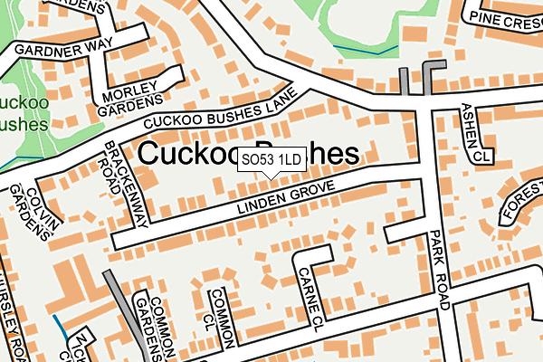 SO53 1LD map - OS OpenMap – Local (Ordnance Survey)