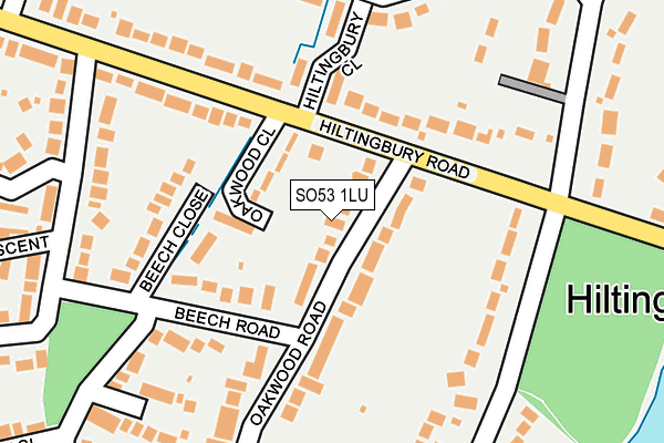 SO53 1LU map - OS OpenMap – Local (Ordnance Survey)
