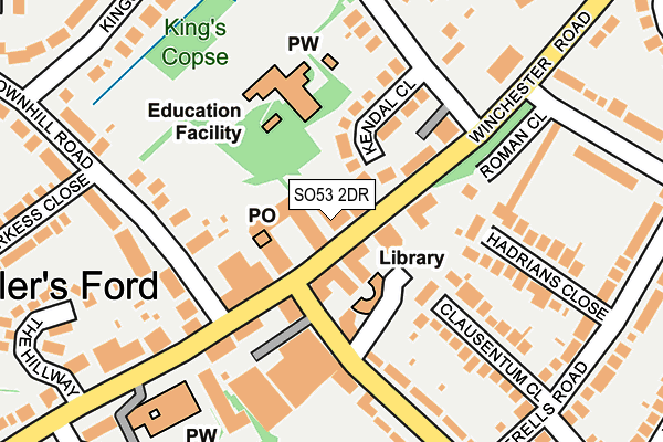 Map of NIGHTINGALE WALK MANAGEMENT LIMITED at local scale