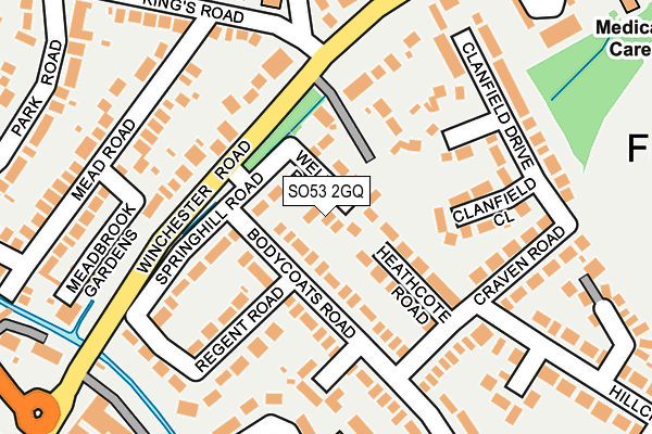 SO53 2GQ map - OS OpenMap – Local (Ordnance Survey)