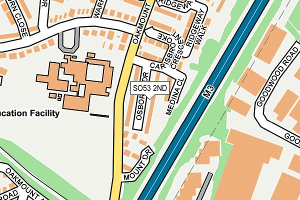 SO53 2ND map - OS OpenMap – Local (Ordnance Survey)