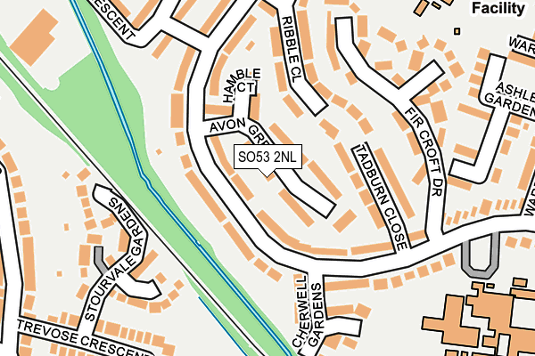SO53 2NL map - OS OpenMap – Local (Ordnance Survey)