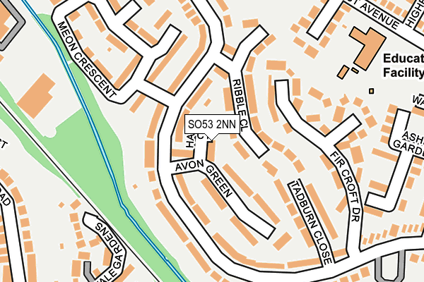 SO53 2NN map - OS OpenMap – Local (Ordnance Survey)