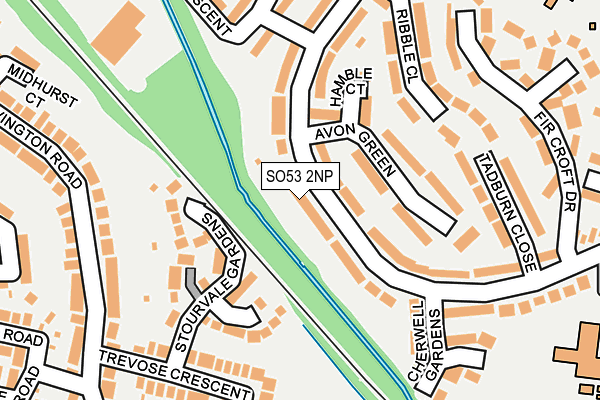 SO53 2NP map - OS OpenMap – Local (Ordnance Survey)