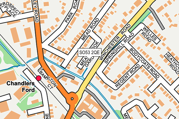 SO53 2QE map - OS OpenMap – Local (Ordnance Survey)