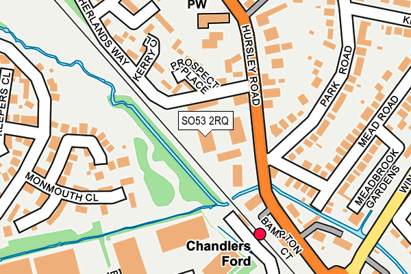 SO53 2RQ map - OS OpenMap – Local (Ordnance Survey)