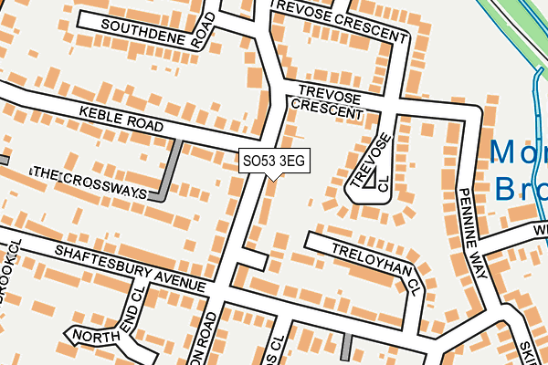 SO53 3EG map - OS OpenMap – Local (Ordnance Survey)