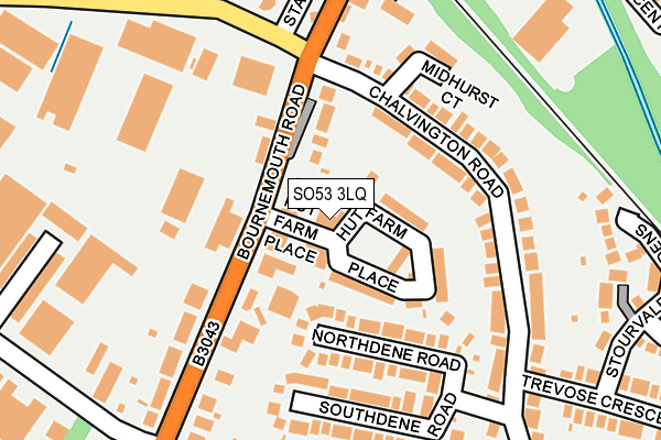 SO53 3LQ map - OS OpenMap – Local (Ordnance Survey)