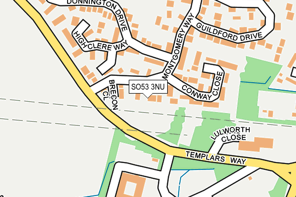 SO53 3NU map - OS OpenMap – Local (Ordnance Survey)