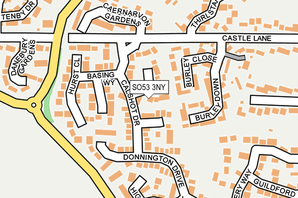 SO53 3NY map - OS OpenMap – Local (Ordnance Survey)