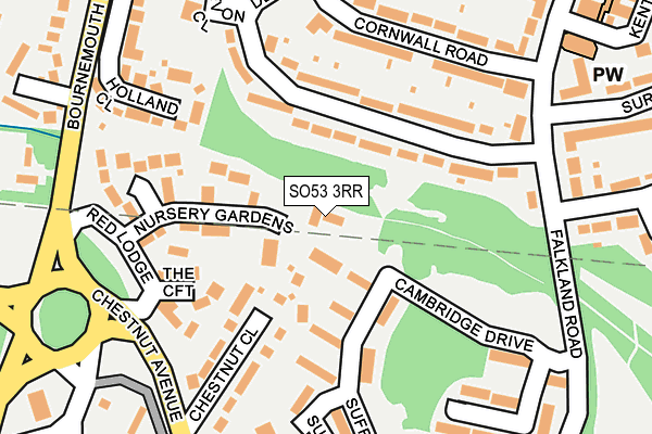 SO53 3RR map - OS OpenMap – Local (Ordnance Survey)