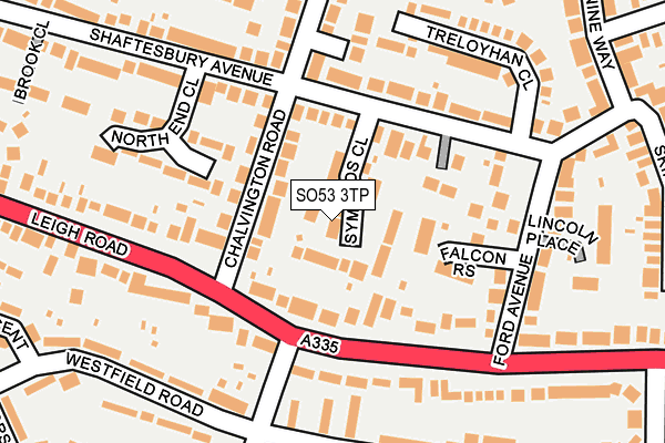 SO53 3TP map - OS OpenMap – Local (Ordnance Survey)