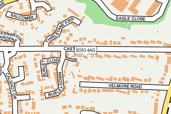 SO53 4AG map - OS OpenMap – Local (Ordnance Survey)