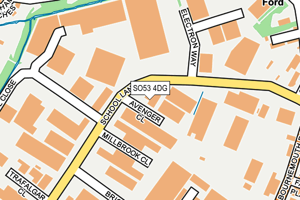 SO53 4DG map - OS OpenMap – Local (Ordnance Survey)